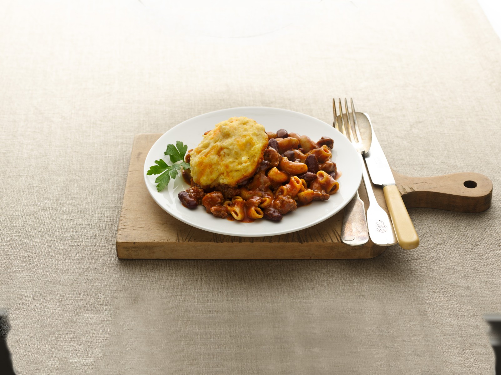 Chili Macaroni with Cornmeal Dumplings Recipe Hamburger Helper