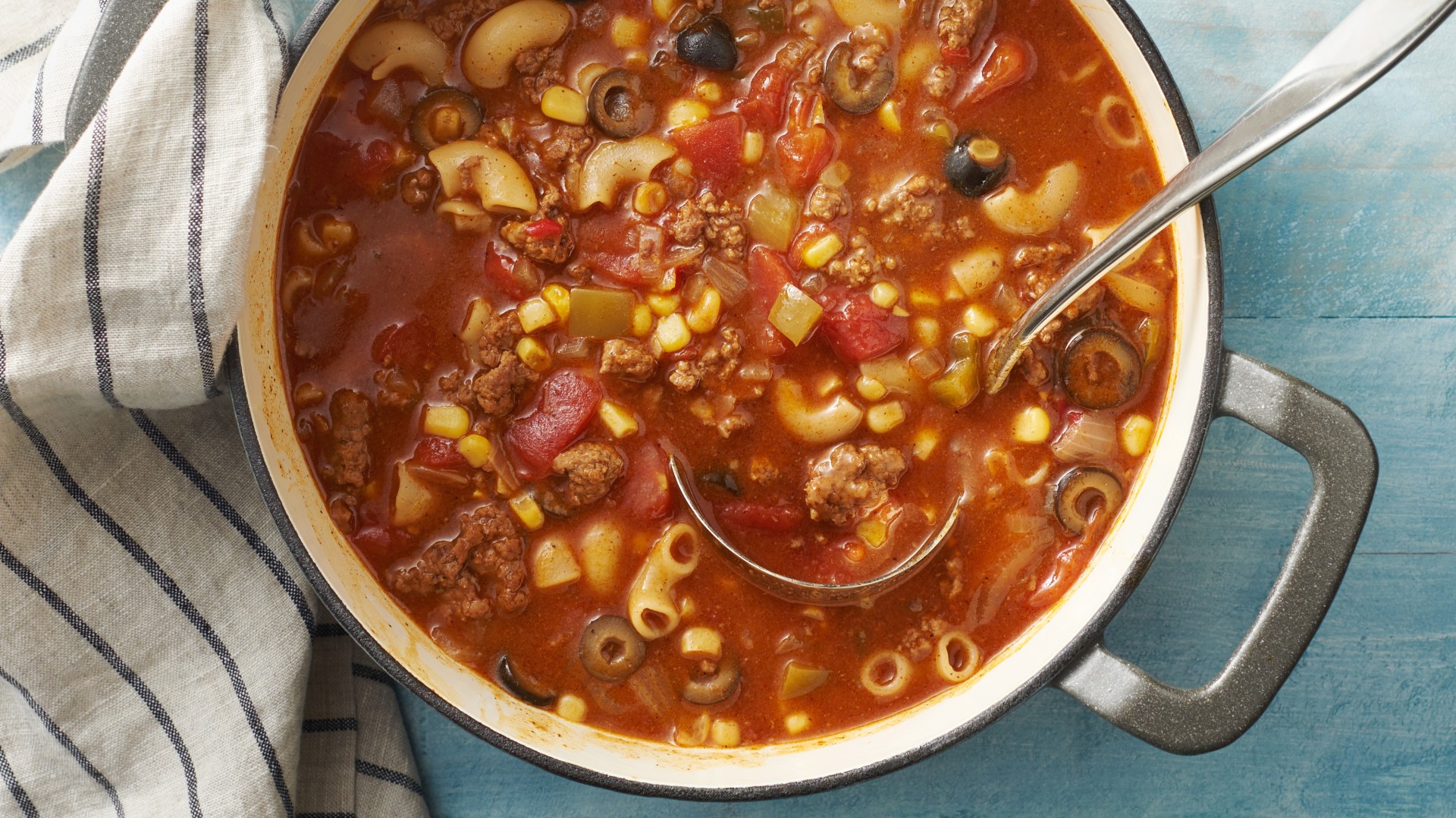 Homemade Chili Soup With Ground Beef